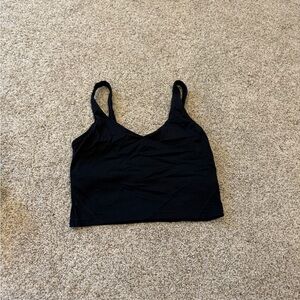 Black workout  Crop Top
